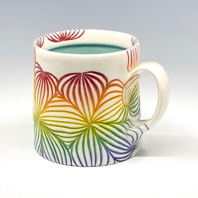 Carved Ombré Mug, 16 oz