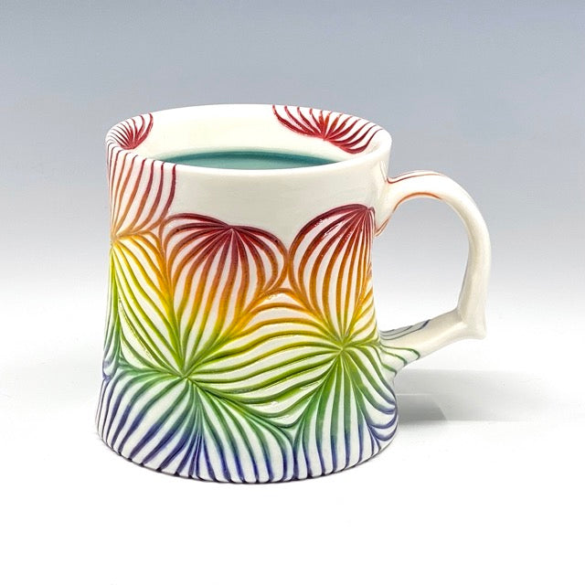 Carved Ombré Mug, 14 oz